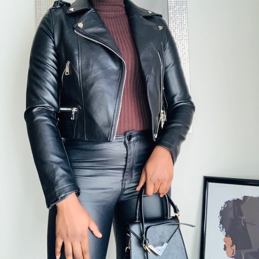 Faux leather Jacket
